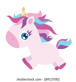 Unicorn vector illustration