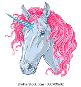 Unicorn. Vector illustration