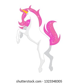 Unicorn  vector illustration for banner, greeting card and background