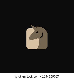 Unicorn vector image for web and design