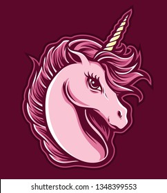 unicorn vector logo