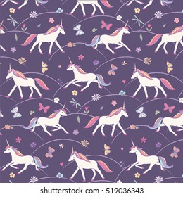 unicorn vector pattern