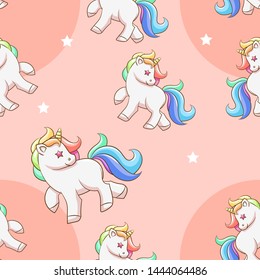 unicorn vector pattern graphic design