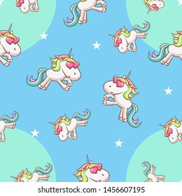 unicorn vector pattern graphic design