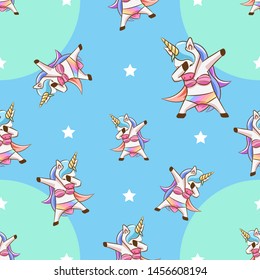 unicorn vector pattern. graphic design