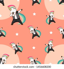 unicorn vector pattern. graphic design