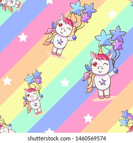 unicorn vector pattern graphic design