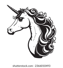 paquete de silueta vectorial unicornio 2023