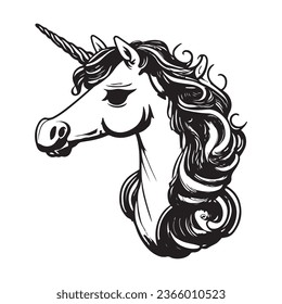 paquete de silueta vectorial unicornio 2023