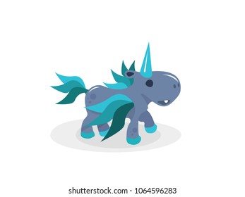 Unicorn with wings