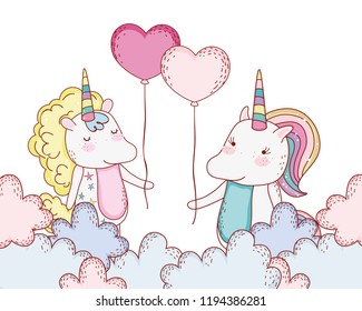 unicorns fantasy drawing cartoon