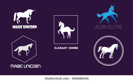 unicorns logo identity