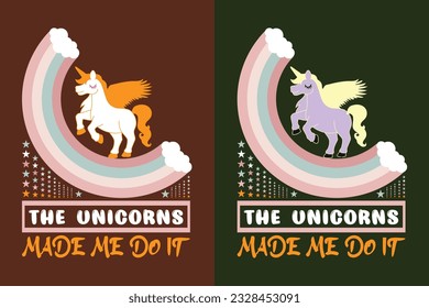 Los Unicornios Me Hicieron Hacerlo, Escuadrón De Unicornio, Camisa De Amante Animal, Mi Animal Espiritual, Camiseta De Unicornio, Camiseta De Niños, Camisa De Aniversario, Camisa De Arcoiris, Regalo Para Unicorn Lover, Camiseta Cuta Para Mujeres