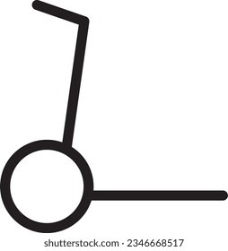 Unicycle Exhibition Circus Outline Icon