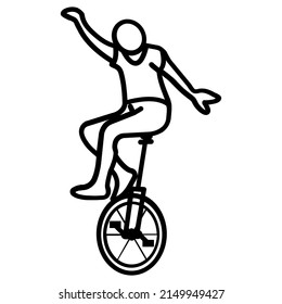 unicycle or fun bike or hobby unicycle