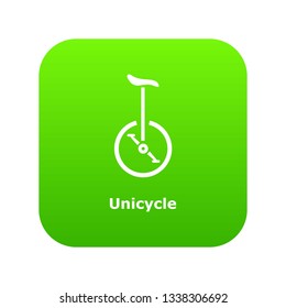 Unicycle icon. Simple illustration of unicycle vector icon for web
