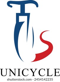 unicycle logo, Unicycle icon, Bicycle Logo Design Template 