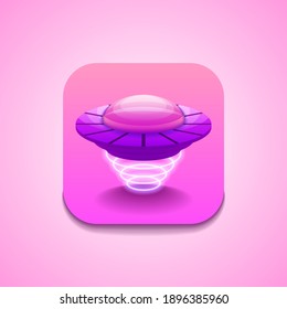 Unidentified Flying Object Alien Ufo Logo Vector Icon Symbol