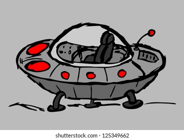 Unidentified flying object - UFO - vector file