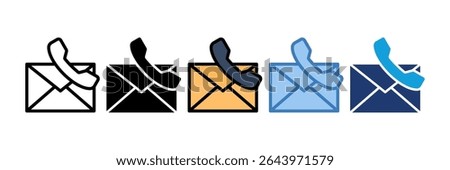 Unified Inbox Icon Element For Design