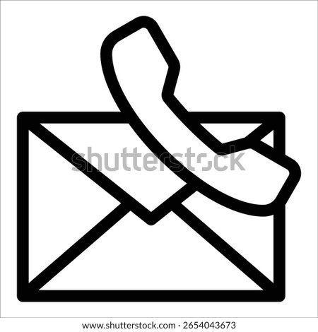 Unified Inbox Icon Element For Design
