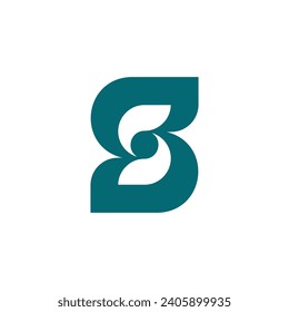 Unified and synergistic letter S logo