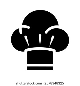 Uniform caps kitchen staff doodle outline style. Hand drawn classic chef toque baker hat. . Vector illustration