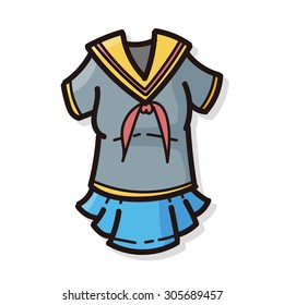 uniform color doodle