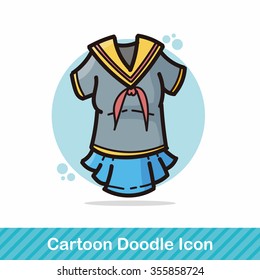 uniform color doodle