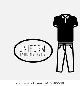 Uniform design in black and white