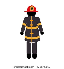 uniform fire equipement service emergency
