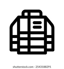 uniform icon. vector line icon for your website, mobile, presentation, and logo design.