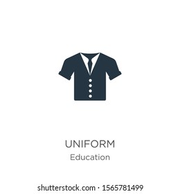 Uniform icon vector. Trendy flat uniform icon from education collection isolated on white background. Vector illustration can be used for web and mobile graphic design, logo, eps10