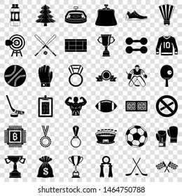 Uniform icons set. Simple style of 36 uniform vector icons for web for any design