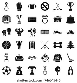 Uniform icons set. Simple style of 36 uniform vector icons for web isolated on white background