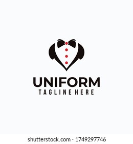 uniform logo icon vector isolated