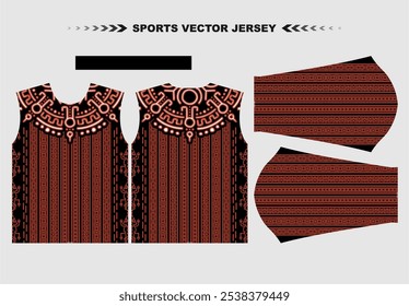 uniform longsleeve template pattern design 