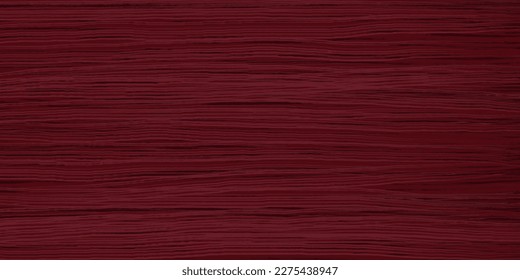 Uniform mahogany wood texture with horizontal veins. Vector red wood background. Lining boards wall. Dried planks. Painted wood. Swatch for laminate