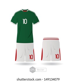 uniform national football teams. Mexico