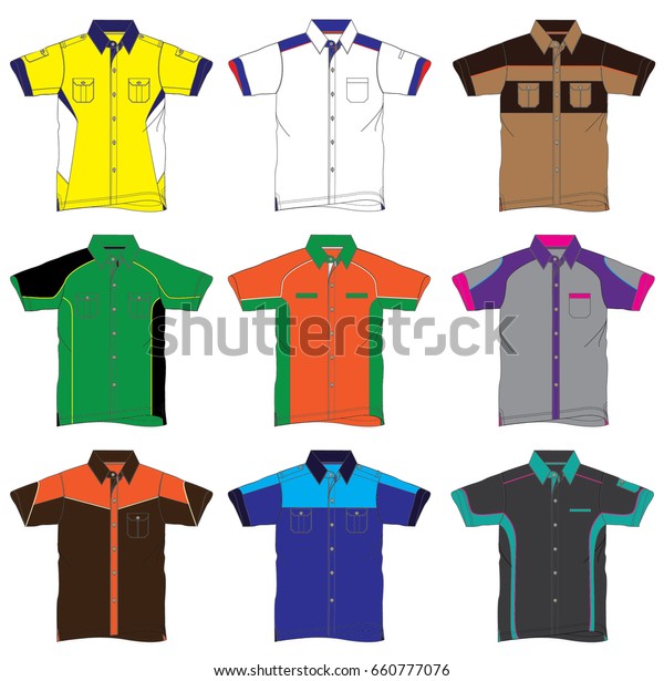 Uniform Shirt Design Stock Vector (Royalty Free) 660777076