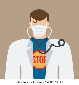 uniform super hero man super doctors or nurses in outbreak coronavirus. thank you medical staff for healthcare support & love treatment cartoon. paramedic art flat design face mask precautions vector
