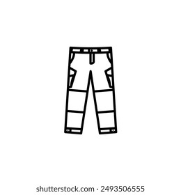 
Icône pantalon uniforme, tactique et militaire