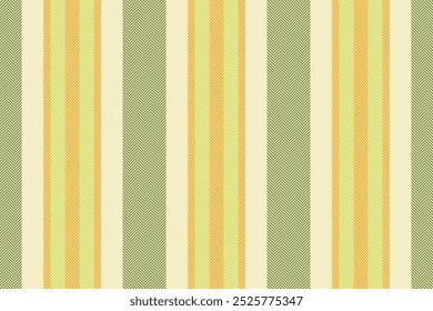 Uniform textile pattern seamless, hippie stripe background fabric. Royalty vector vertical lines texture in light and lime colors palette.