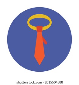 Uniform tie Vector Icon which can be easily modified or edit
