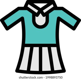 uniform vector colour line icon
