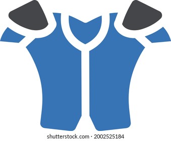 uniform vector glyph colour icon