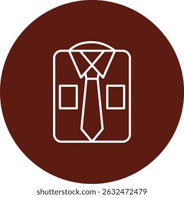 Uniform Vector Line Circle Icon Design