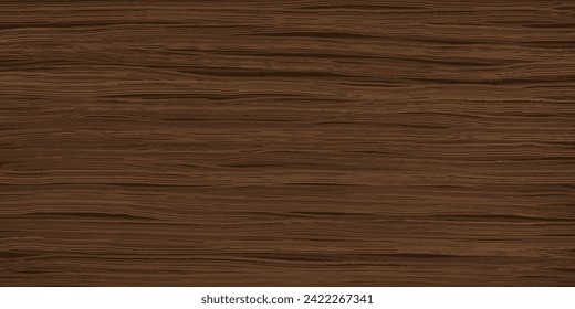 Textura uniforme de madera de nogal con venas horizontales. Fondo de madera vectorial. Pared de tableros de techo. Placas secas