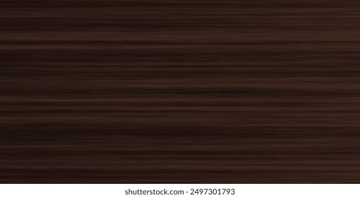 Uniform walnut wooden texture with horizontal veins. Vector wood background. Lining boards wall. Dried planks