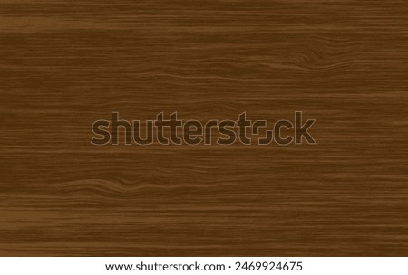 Uniform walnut wooden texture with horizontal veins. Vector wood background. Lining boards wall. Dried planks